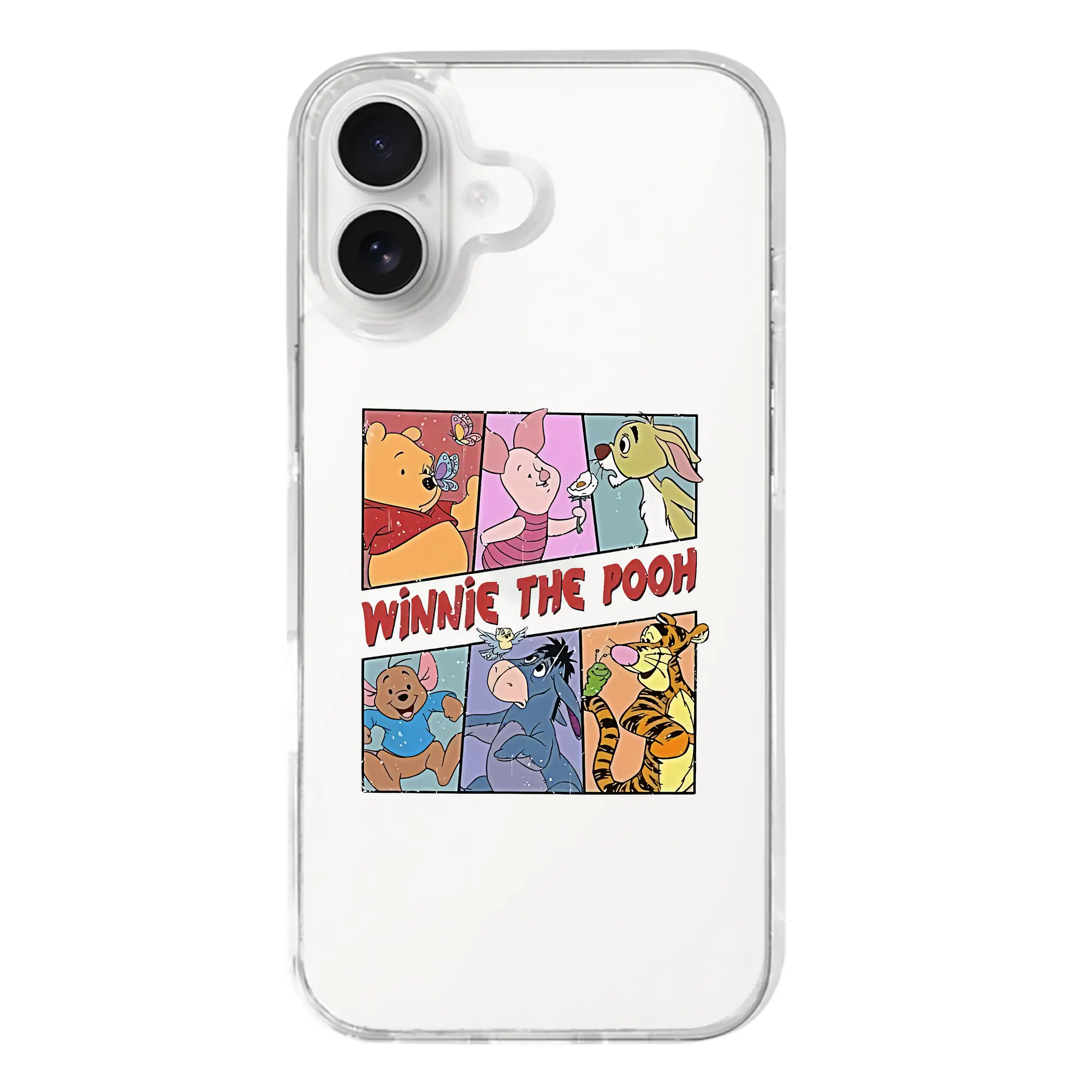 プーさん グッズ くまのプーさん - iPhone 17シリーズ 透明スマホケース – 薄型・耐衝撃・精密フィット保護カバー